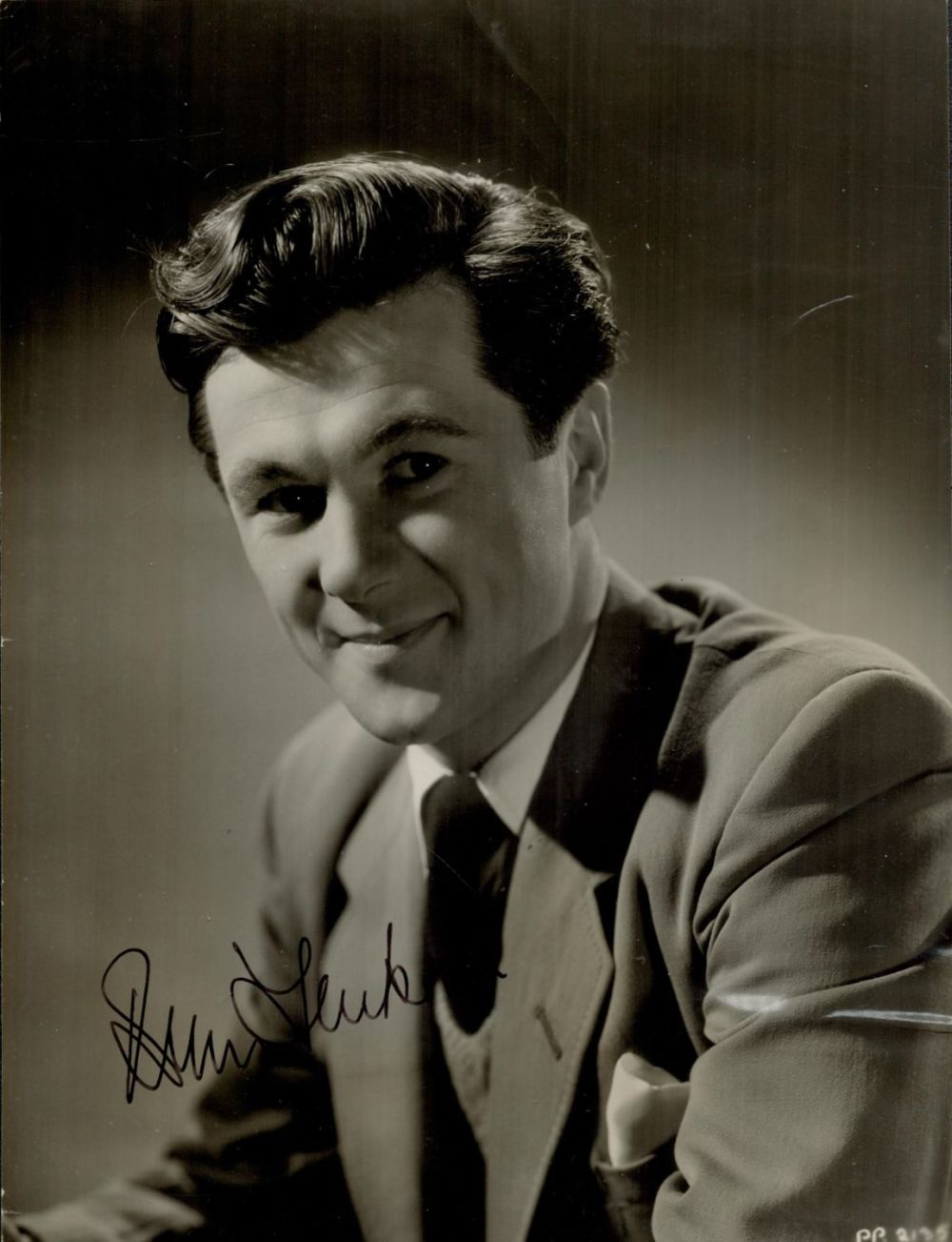 Lot 700: Brian Forbes signed 10x8inch black and white photo....