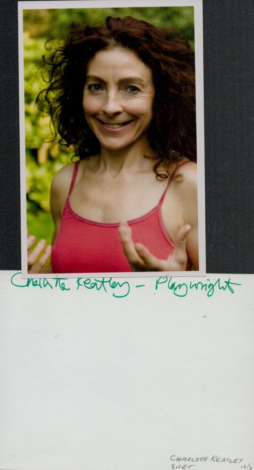 Lot 733: Charlotte Keatley signed album page with unsigned photo....
