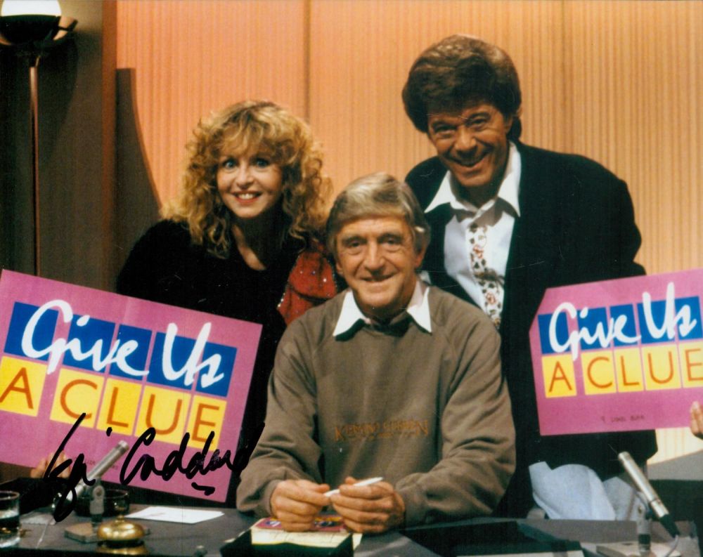 Lot 52: Liza Goddard signed Give Us a Clue 10x8...