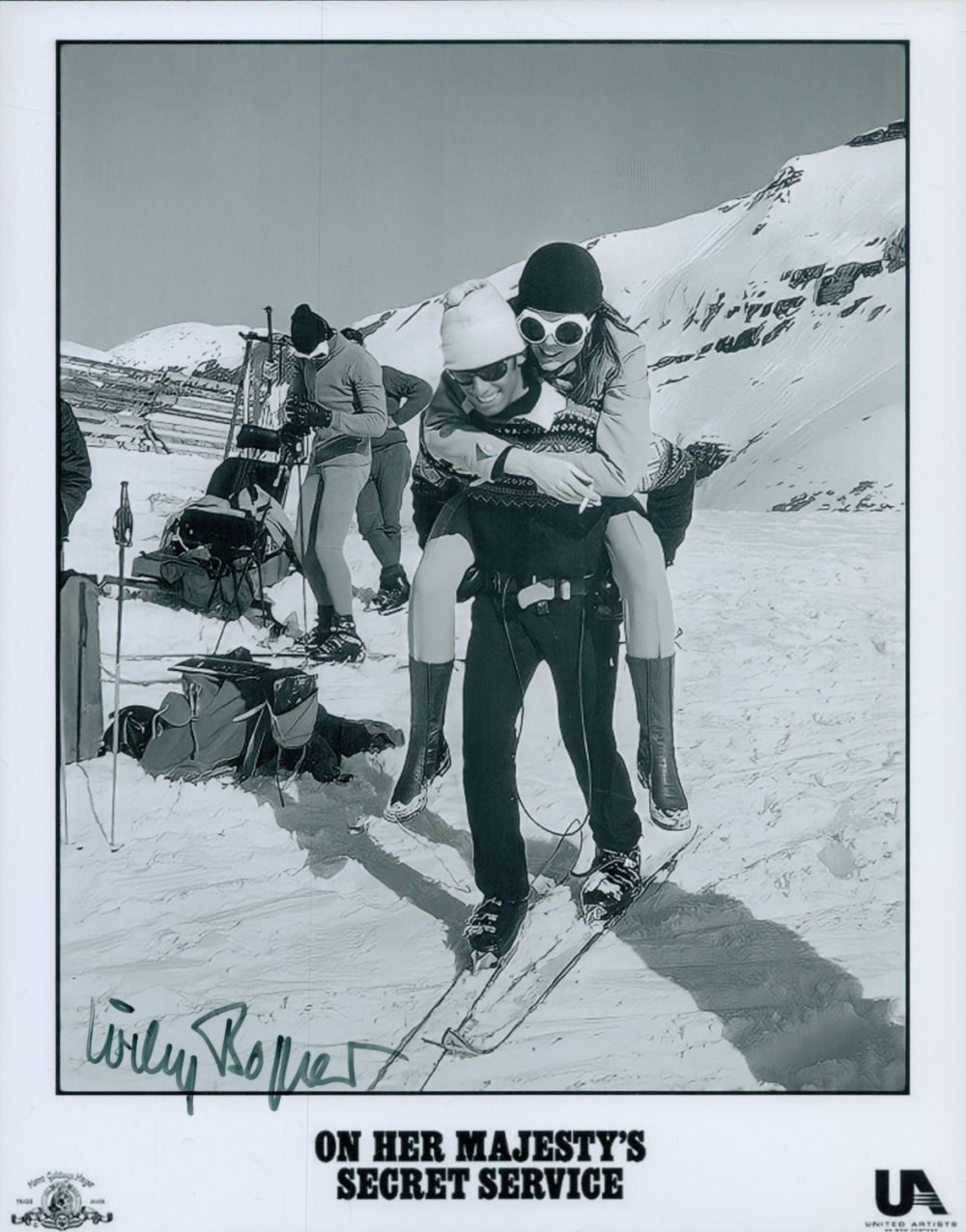 Lot 64: Willy Bogner signed On Her Majesty's Secret Service...