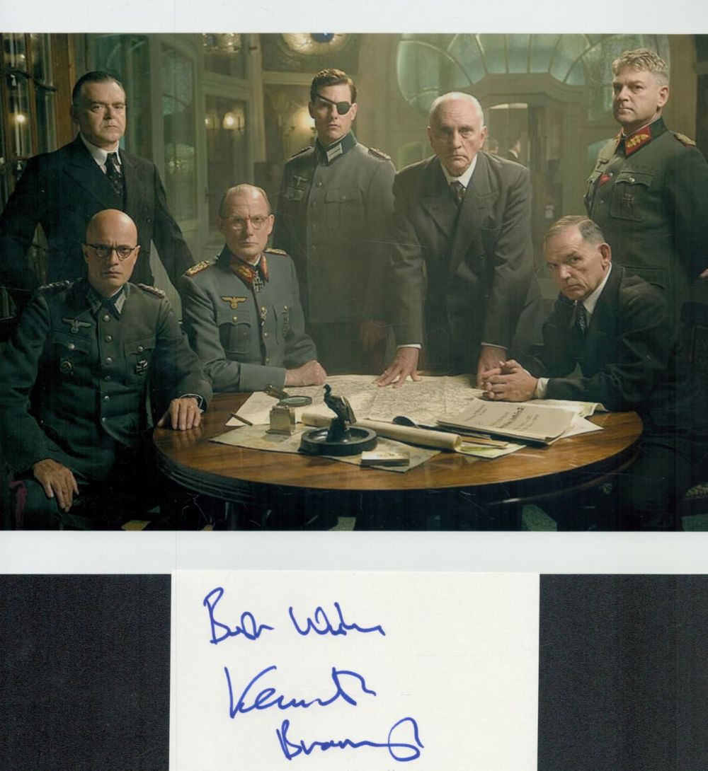 Lot 98: Kenneth Brannagh signed 5x3 inch white card and...
