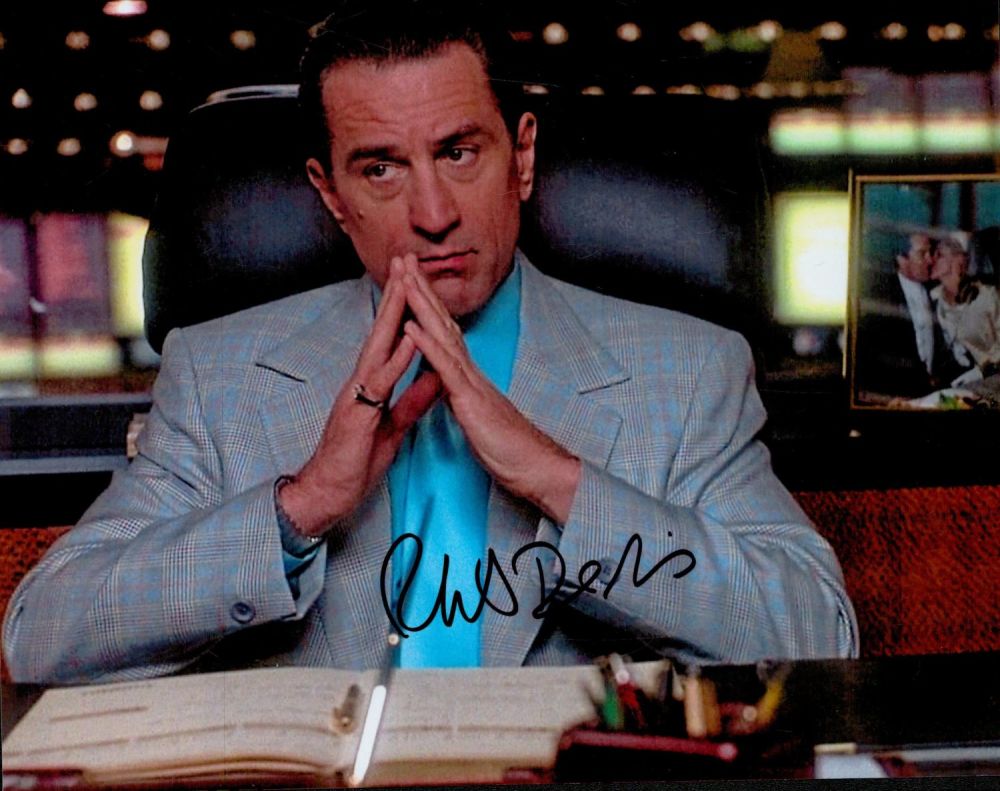Lot 121: Robert De Niro signed 10x8 inch colour photo....