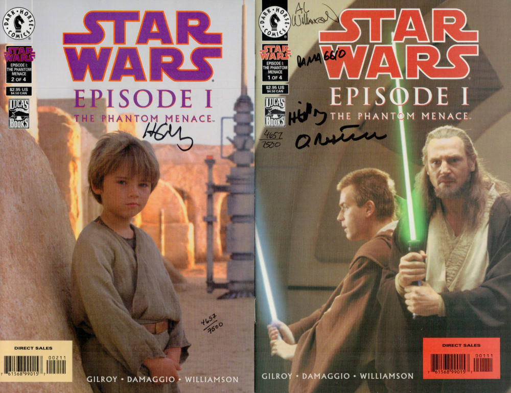 Lot 184: Star Wars collection of 4 signed Star Wars...