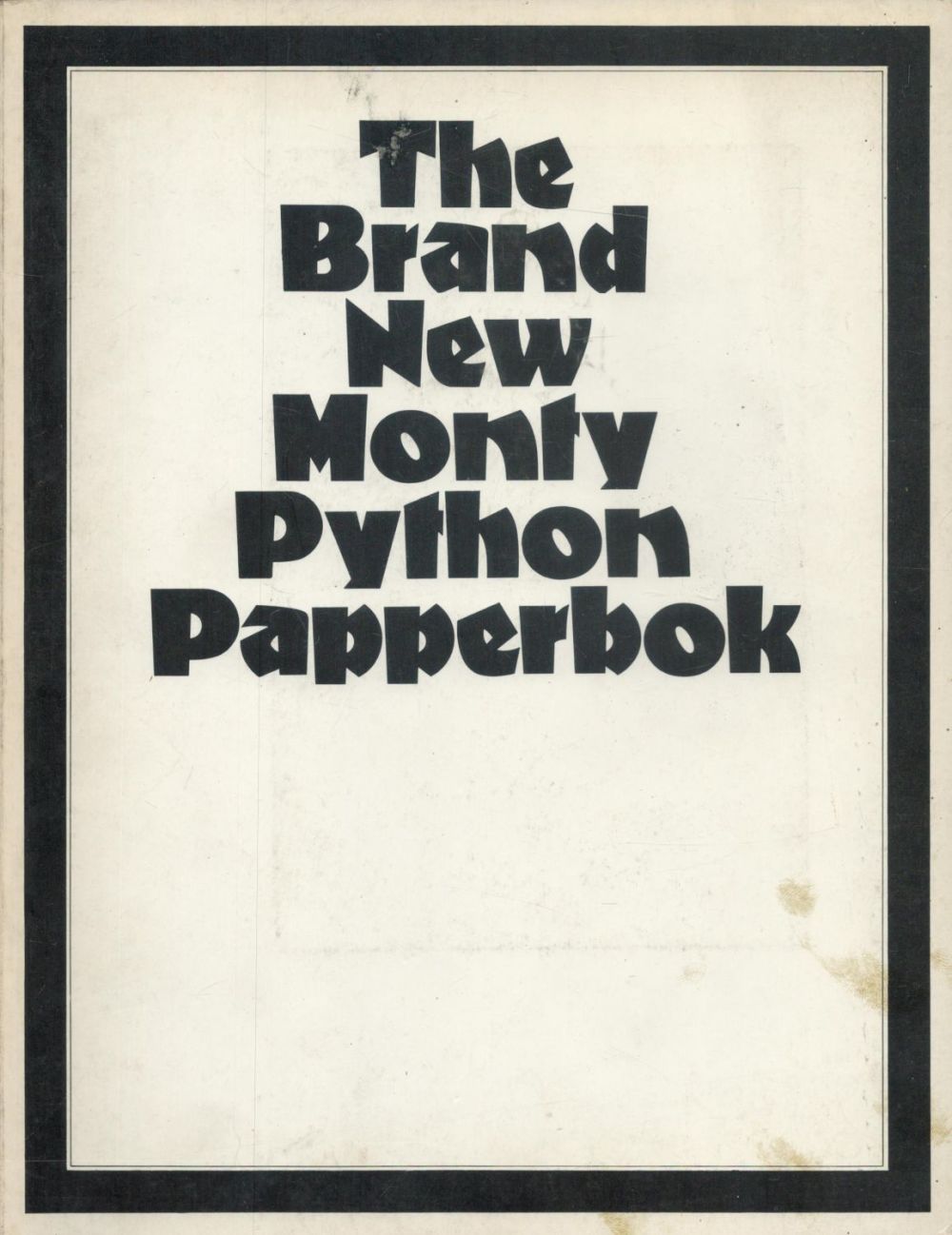 Lot 217: Monty Python - 'The Brand-New Monty Python Papperbok'...
