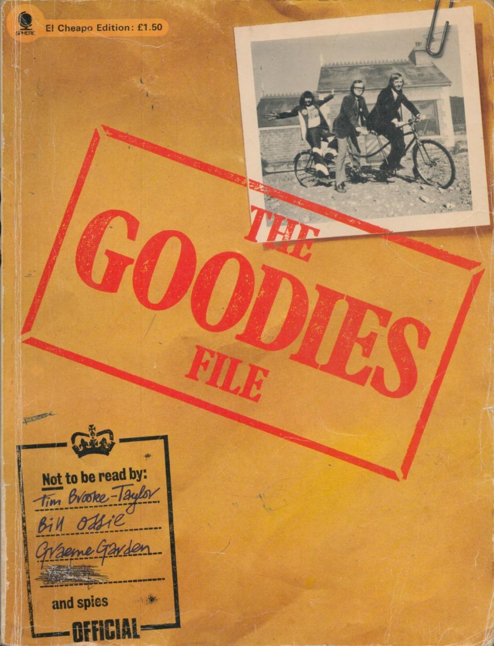 Lot 219: The Goodies File' large format softback in good...