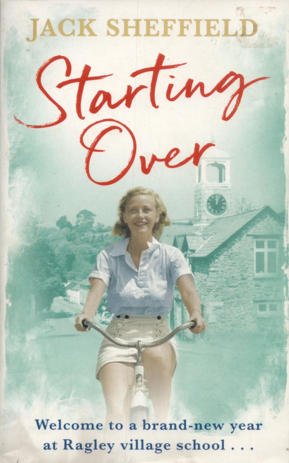 Lot 248: Jack Sheffield signed Starting over paperback book. Good...