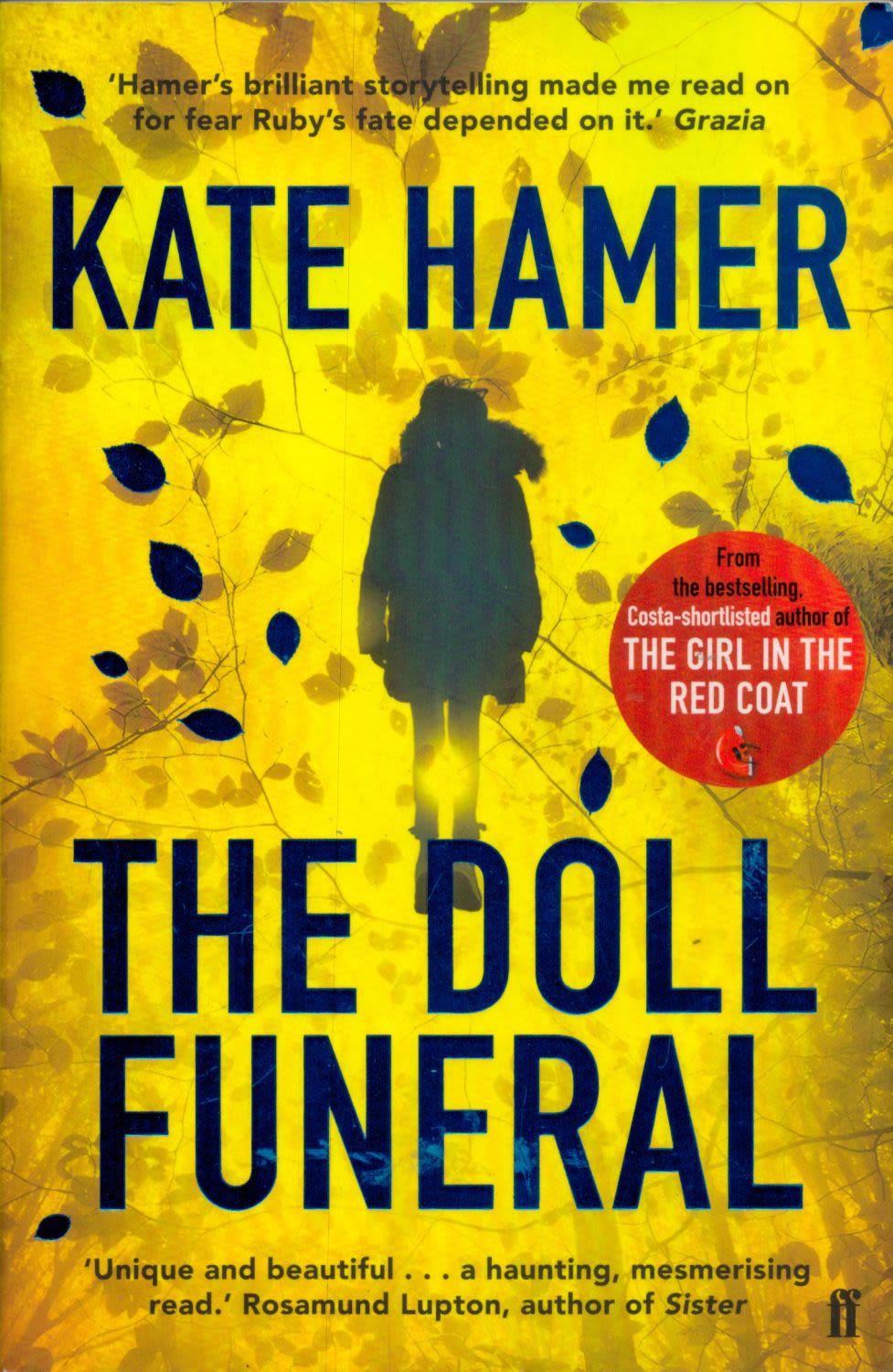 Lot 263: Kate Hamer signed The Doll Funeral paperback book....