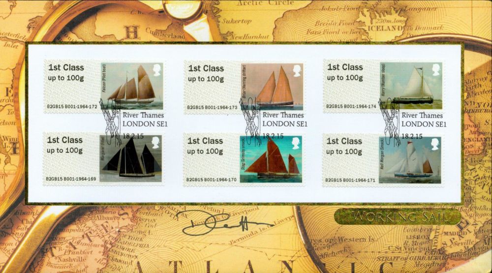 Lot 292: Denise Caffari MBE signed Working Sail FDC. 18th...