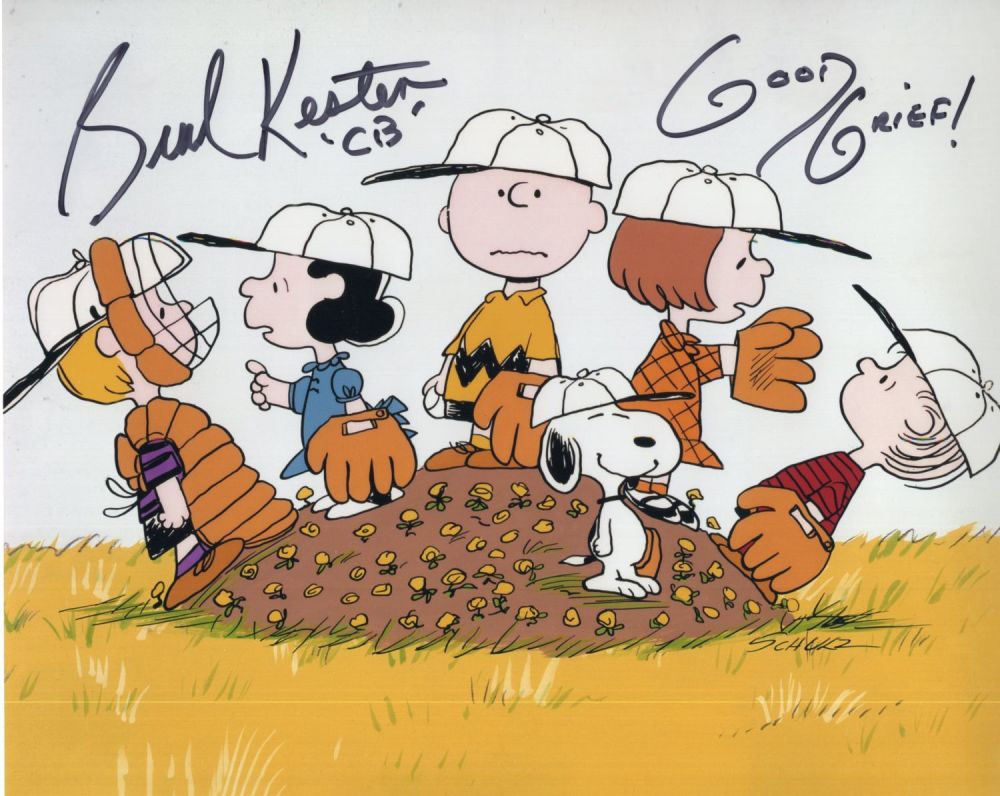 Lot 329: Peanuts and Charlie Brown 8x10 photo signed by...