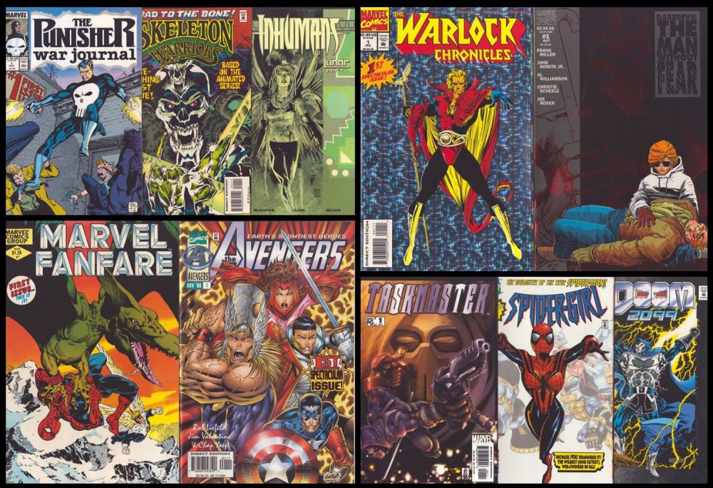 Lot 55: Mavel comic collection 10 assorted comics includes Marvel...