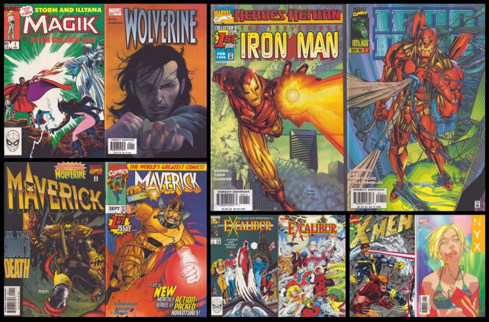 Lot 89: Marvel Comics collection includes 10 titles NYX Vol....