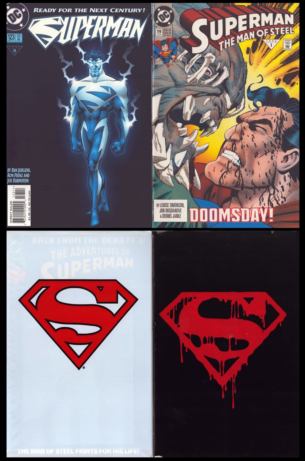 Lot 95: DC Comics Superman collcetion of 4 titles Superman...