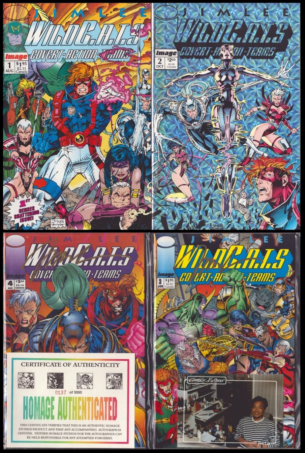 Lot 100: Image Comics collection of 4 WildC.A.T.S titles with...