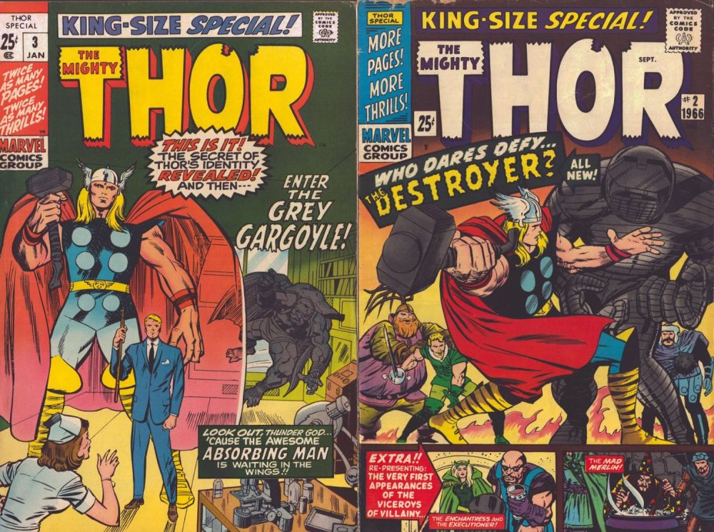 Lot 157: Marvel Comics collection of 2 King-size specials of...
