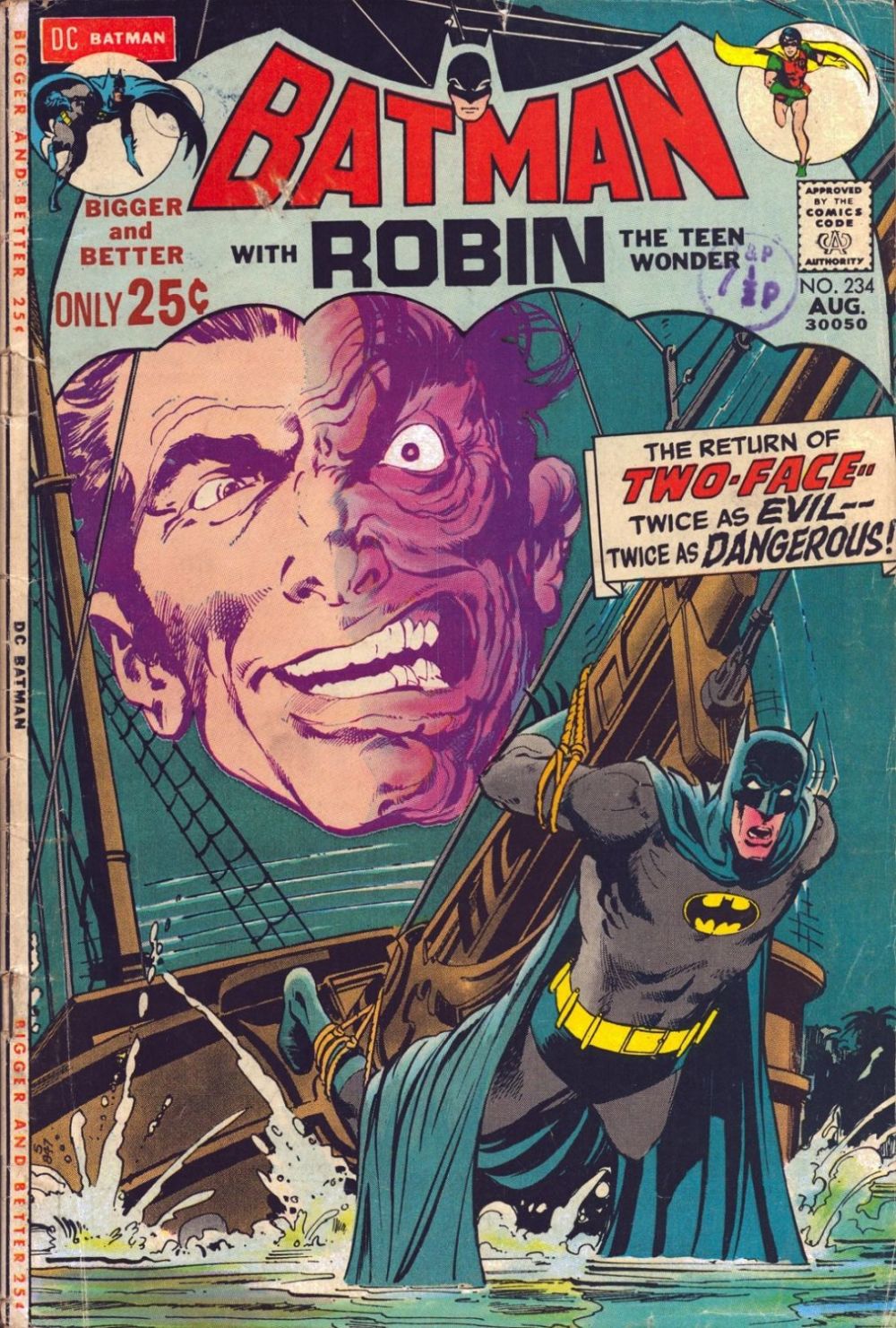 Lot 161: DC Comics Batman and Robin Half an Evil...