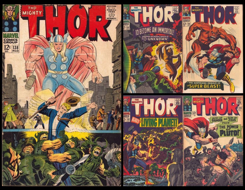 Lot 171: Marvel Comics collection of 5 Thor comics Vol.1...