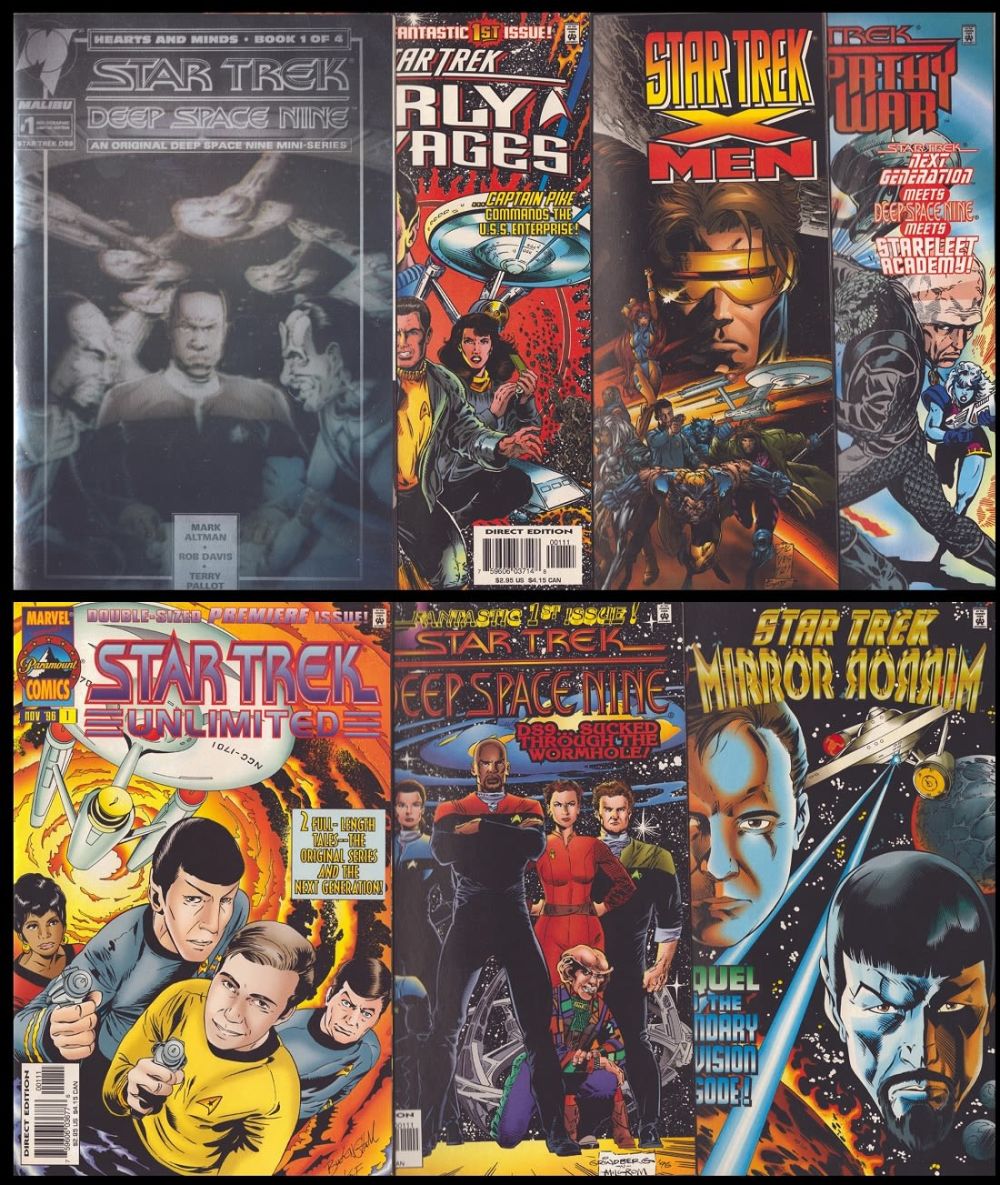 Lot 187: Paramount Comics Star Trek 7 assorted titles included...