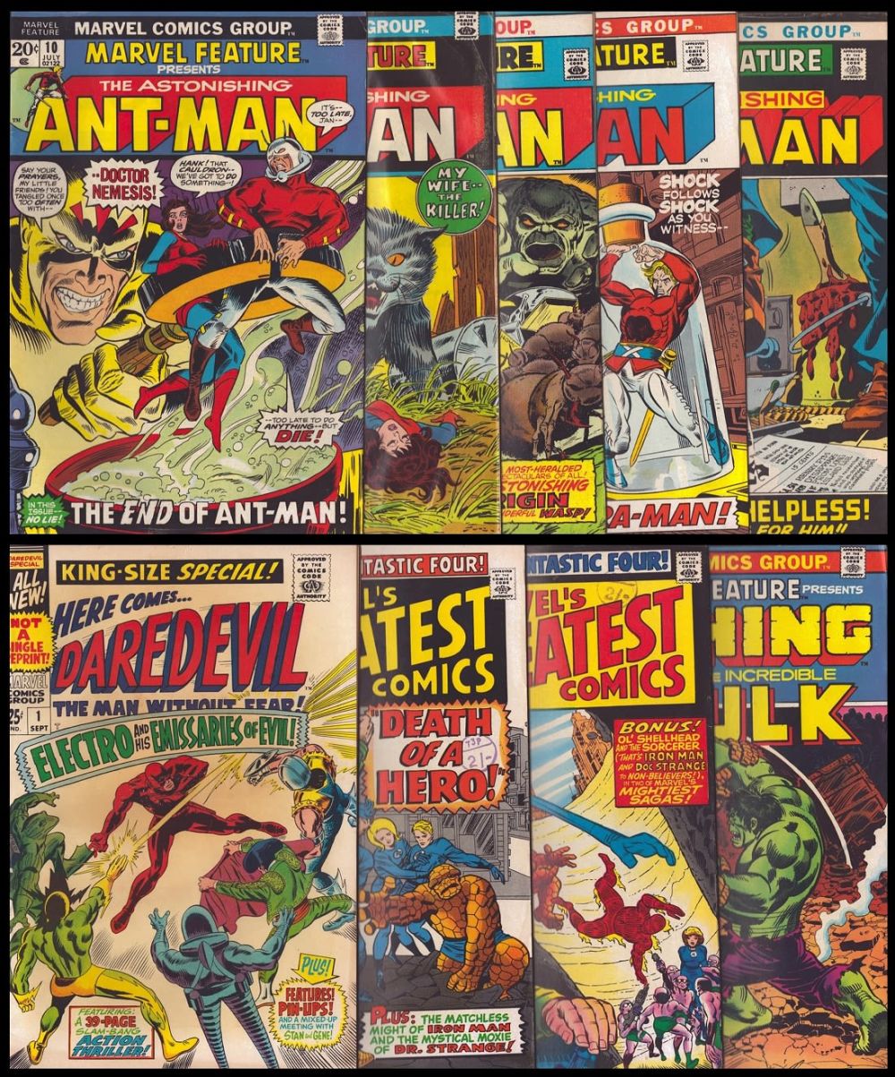 Lot 188: Marvel comics collection of 9 assorted titles including...
