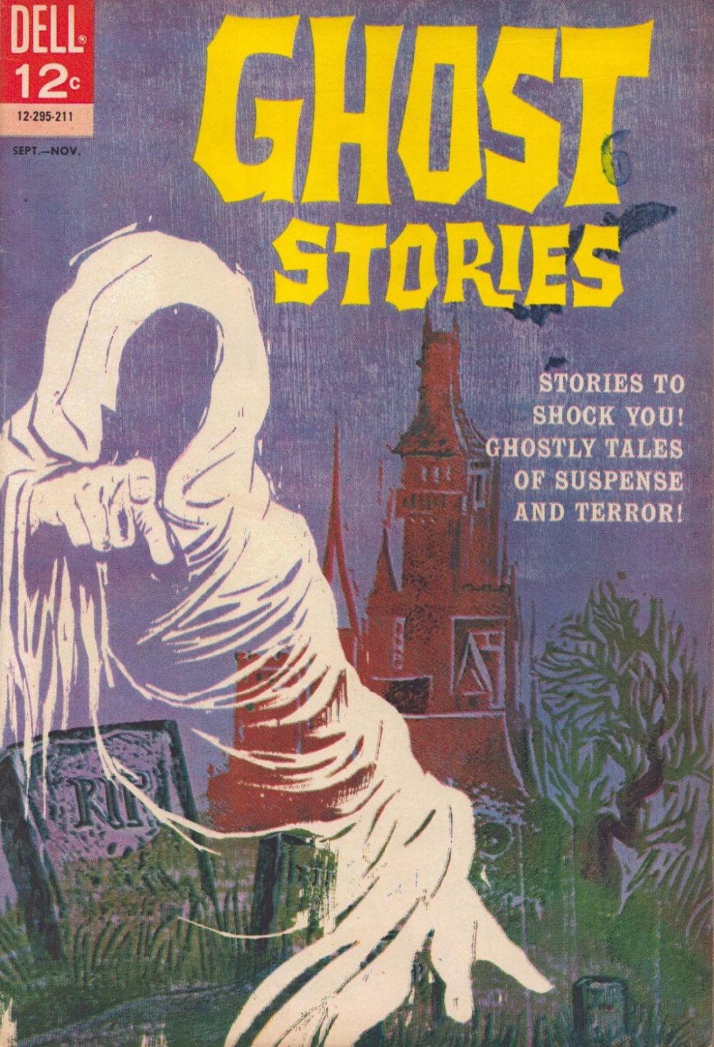 Lot 195: Dell Comics Ghost Stories September-November 1962 . We...