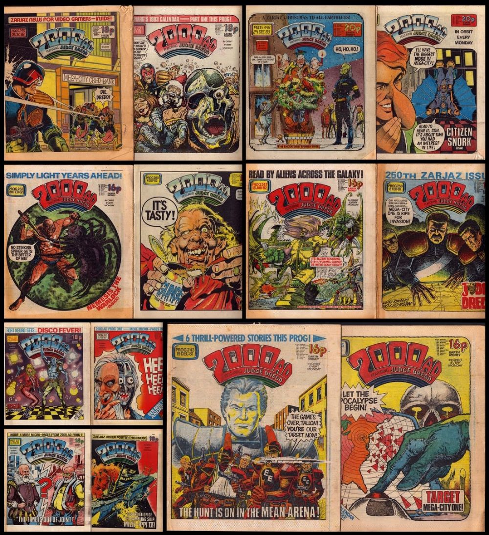 Lot 218: Collection of 34 issues of 2000 AD comics....