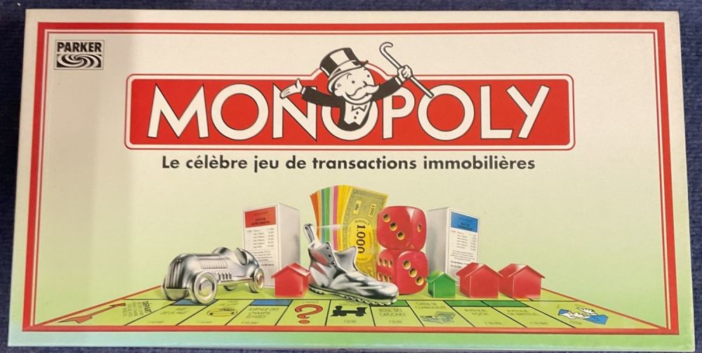 Lot 268: Monopoly game. French Edition. Produced in 1992 in...