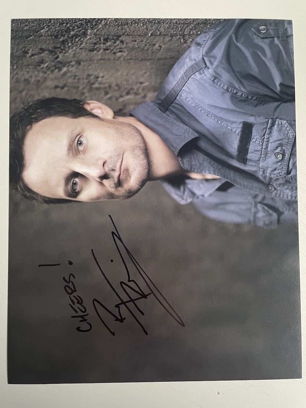 Lot 45: Ryan Robbins Canadian Actor Apollo 18 10x8 inch...