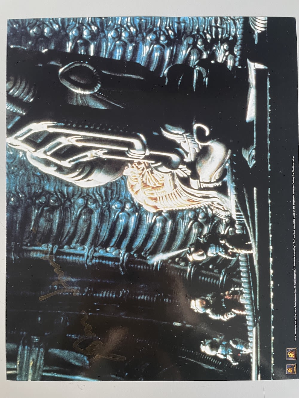 Lot 54: John Hurt Great British Actor Alien 10x8 inch...