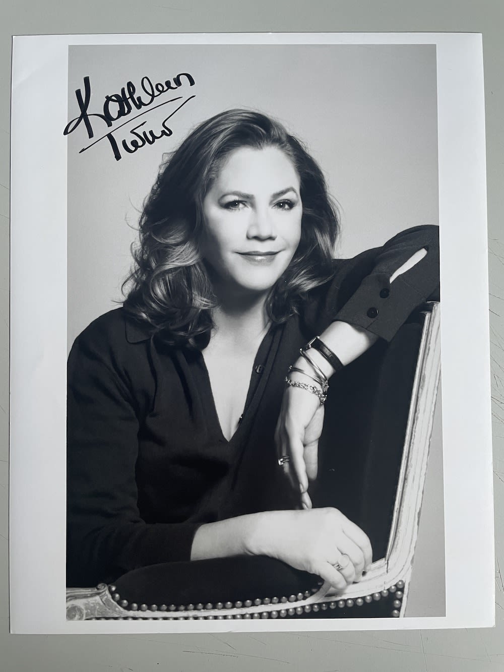 Lot 77: Kathleen Turner Romancing the Stone Actress 10x8 inch...