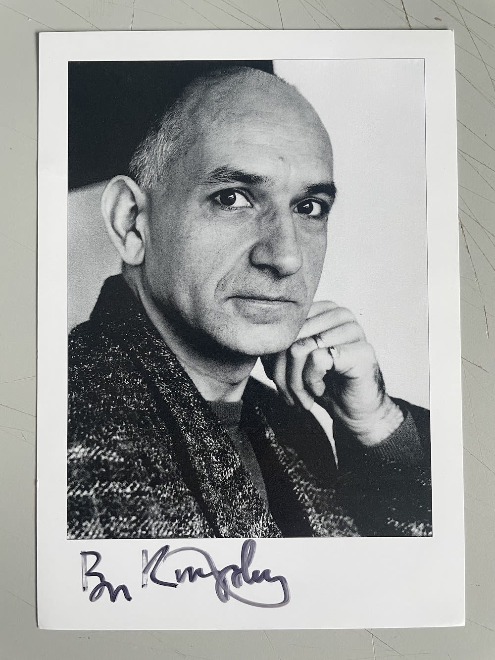 Lot 84: Ben Kingsley Award Winning British Actor 6x4 inch...