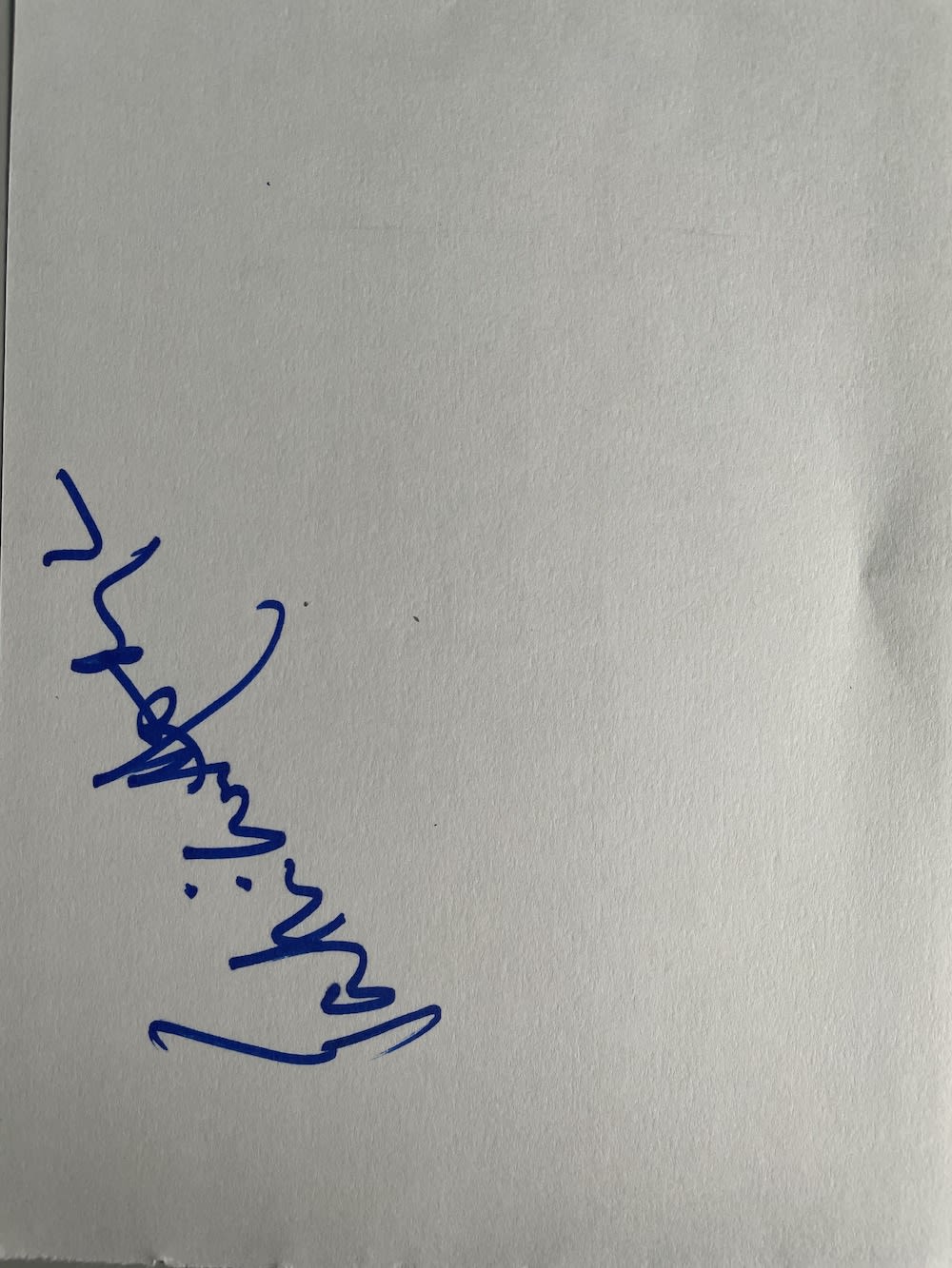 Lot 92: Patricia Hodge Popular British Actress signed card. Good...