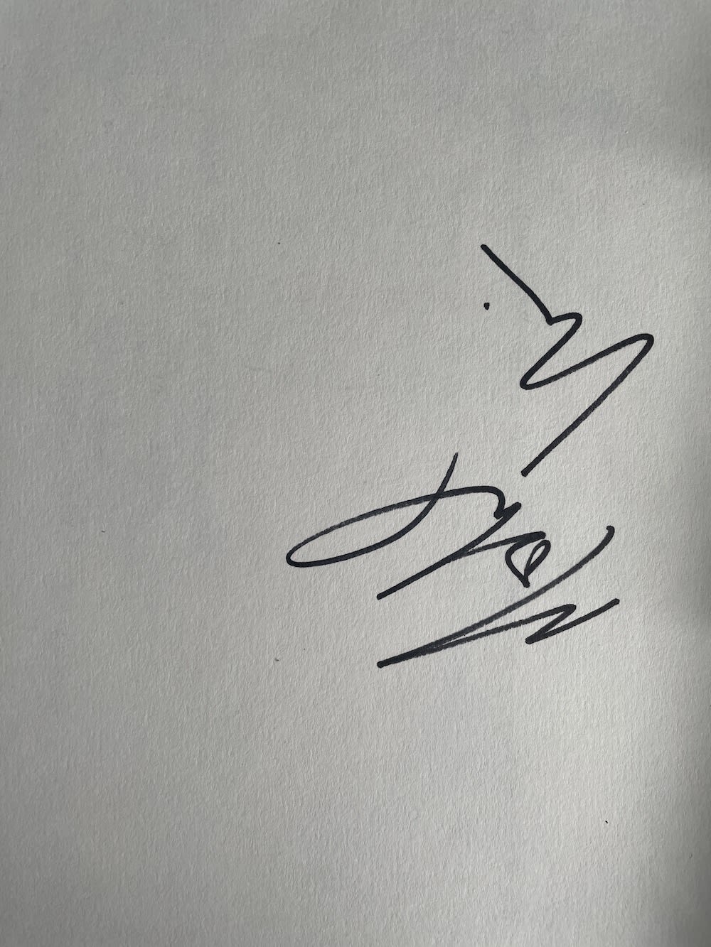 Lot 99: Michael Urie American Actor Ugly Betty signed card....