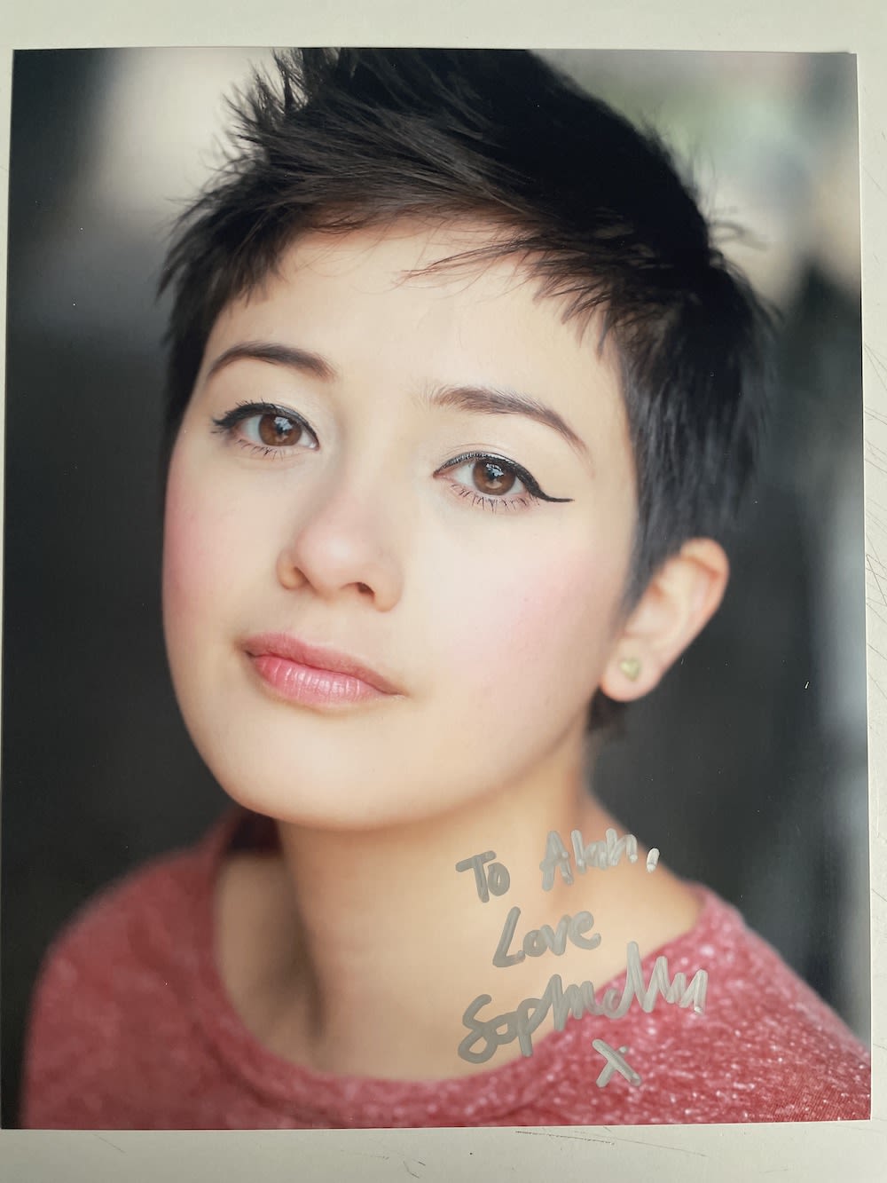 Lot 111: Sophie Wu Popular British Actress 10x8 inch signed...