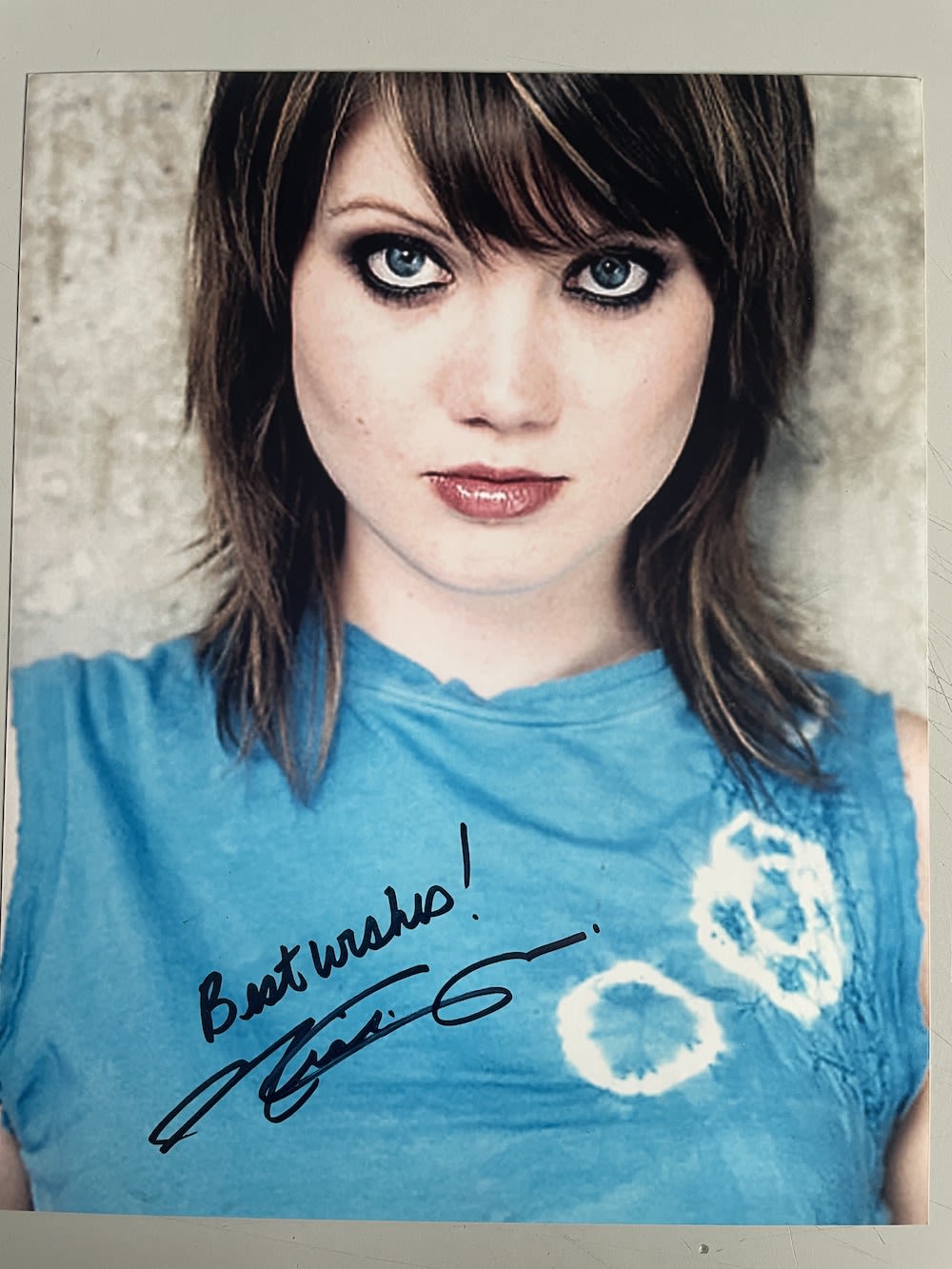 Lot 118: Nicki Clyne Battlestar Gallactica Actress 10x8 inch signed...