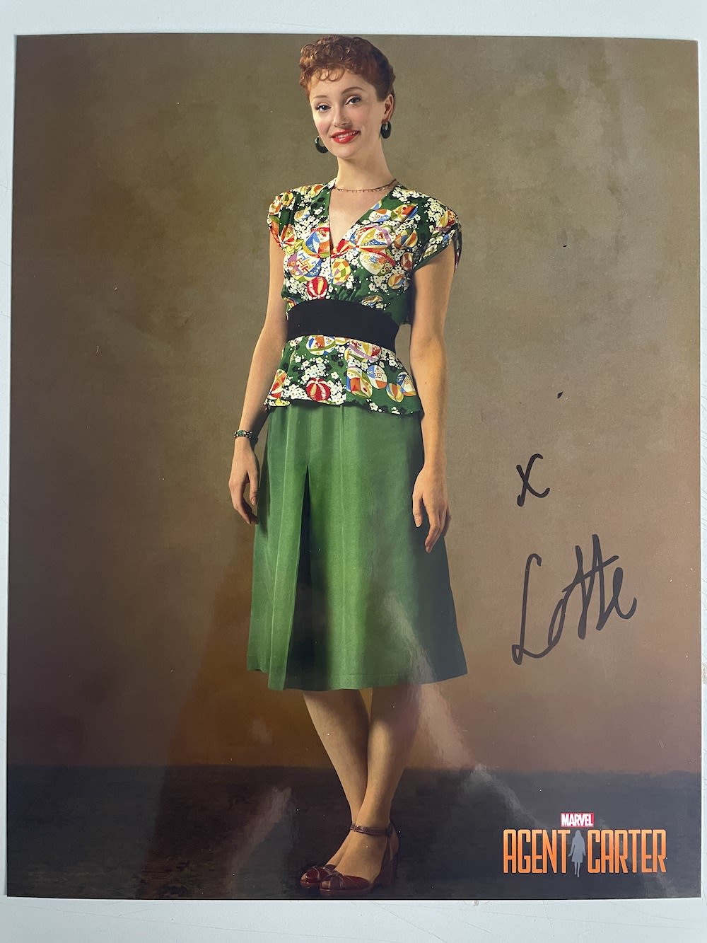 Lot 119: Lotte Verbeek Popular Actress Agent Carter 10x8 inch...