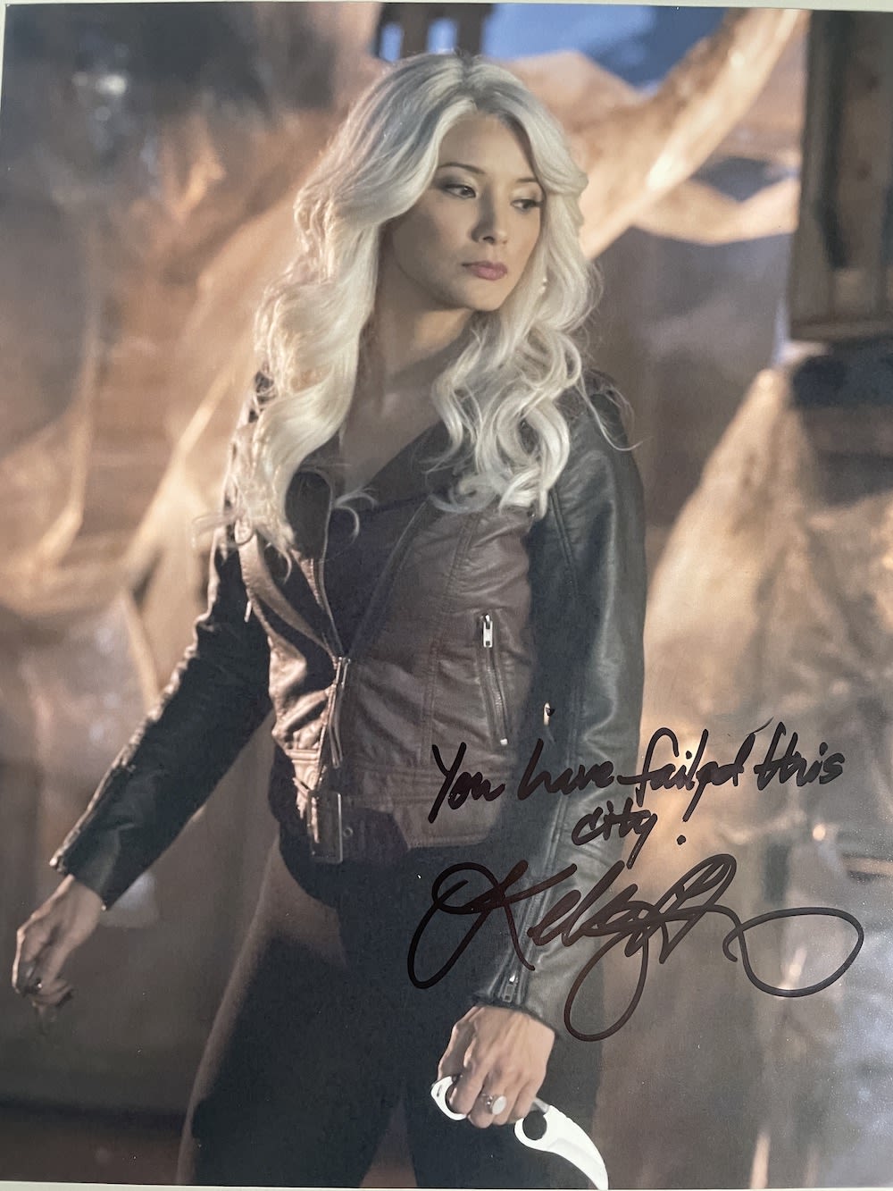 Lot 120: Kelly Hu Popular Actress Arrow 10x8 inch signed...