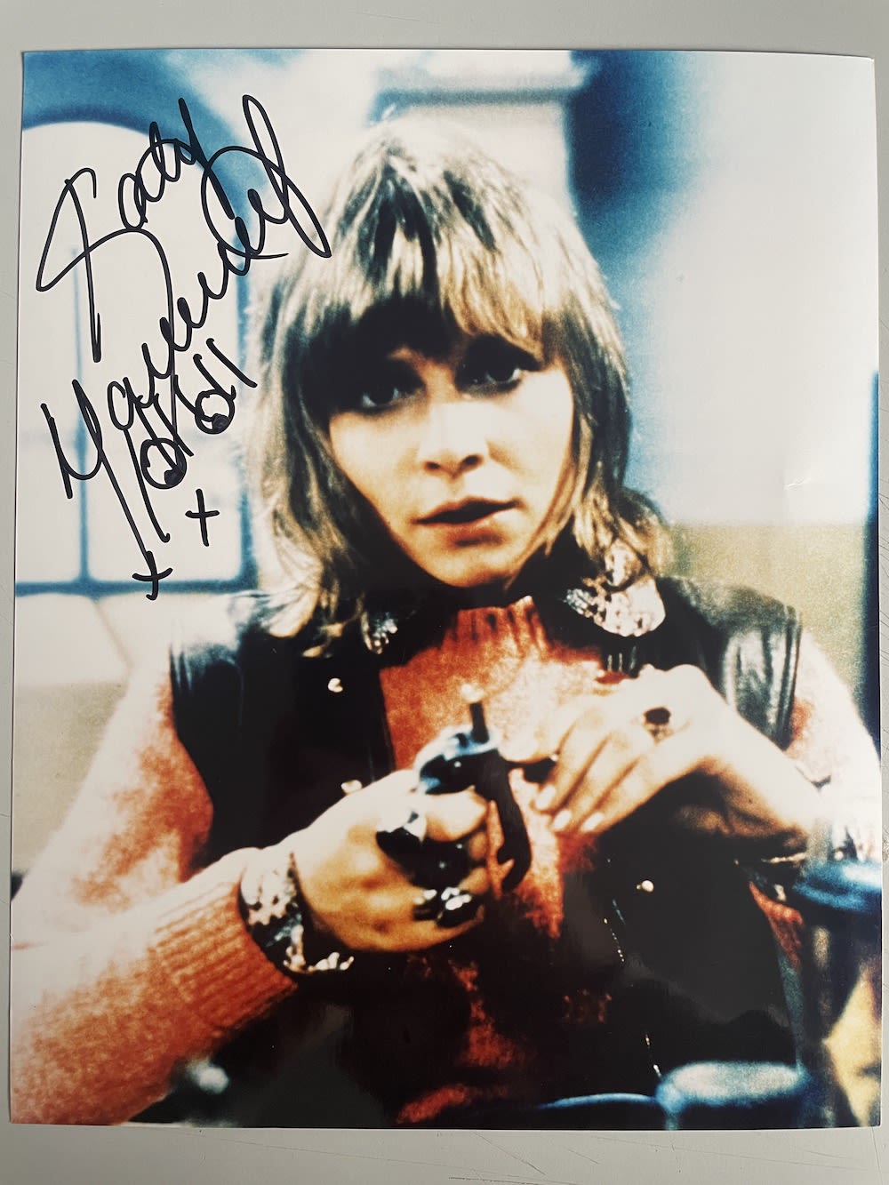 Lot 125: Katy Manning Popular Actress Dr Who 10x8 inch...