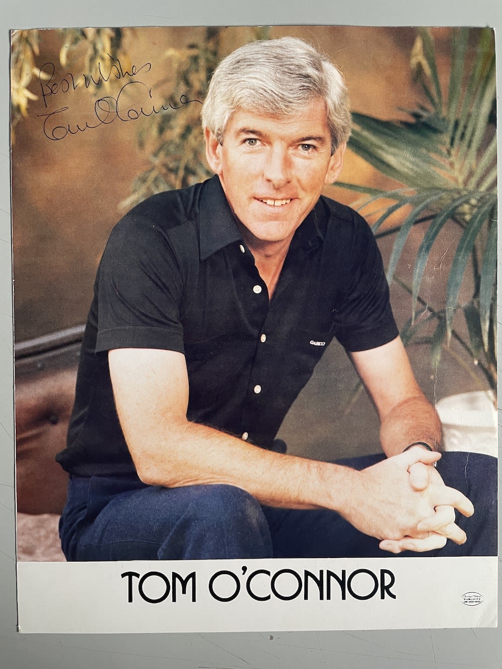 Lot 127: Tom O'Connor Comedian and TV Show Host 10x8...