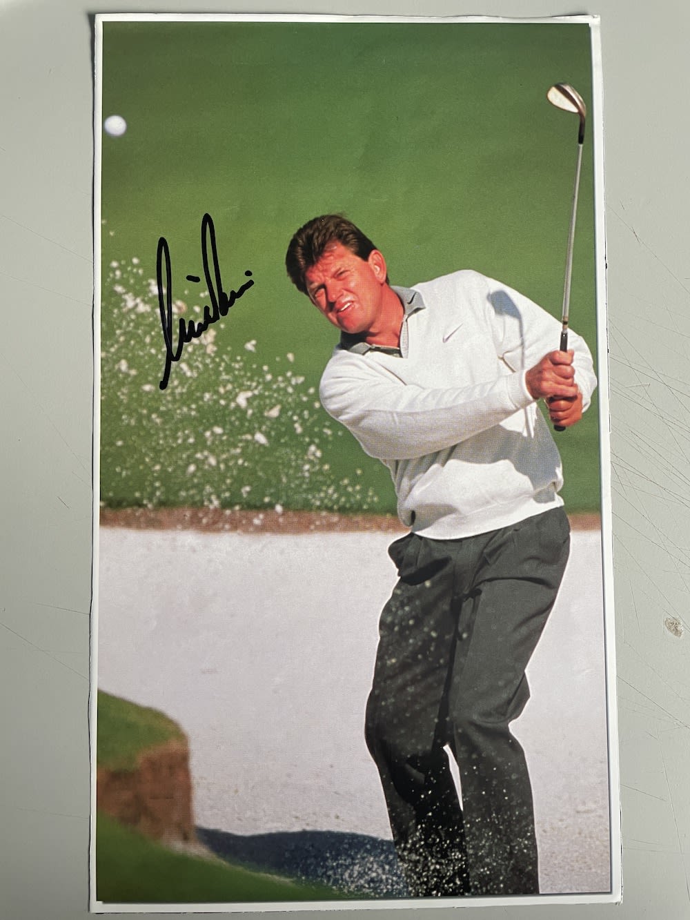 Lot 135: Nick Price Zimbabwean Golfer 10x8 approx magazine photo....
