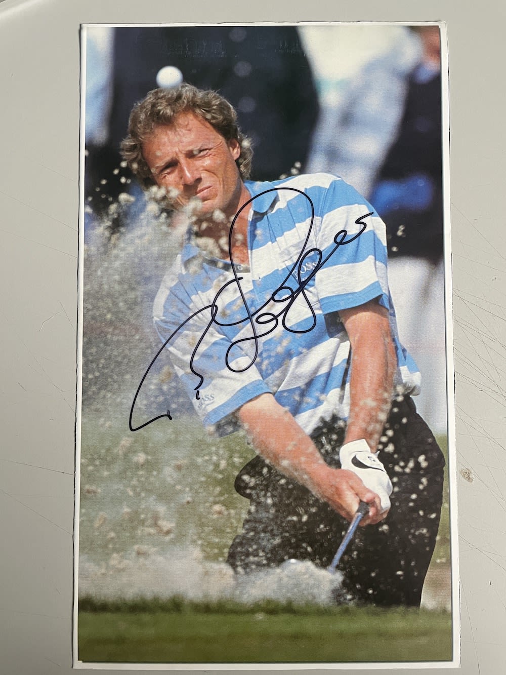Lot 138: Bernhard Langer Legendary German Golfer 10x8 approx magazine...
