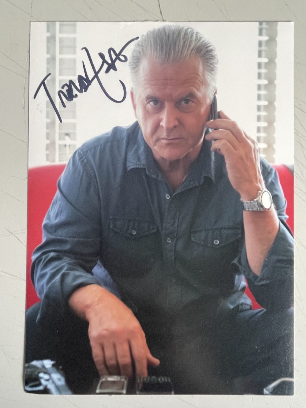 Lot 147: Trevor Eve Popular British Actor Shoestring 7x5 inch...
