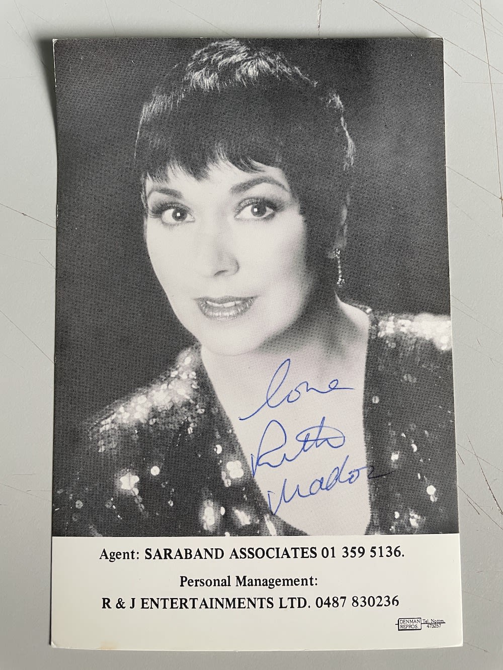 Lot 154: Ruth Madoc Late Great Hi De Hi Actress...