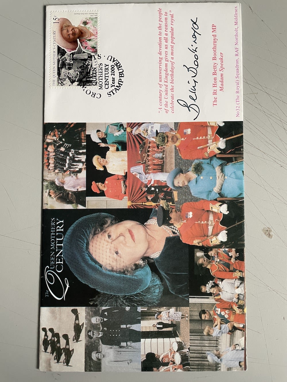 Lot 176: Betty Boothroyd Former Speaker of the House Signed...