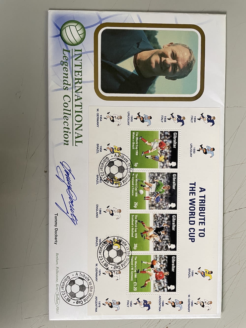 Lot 180: Tommy Docherty Former Manchester United Manager Signed First...