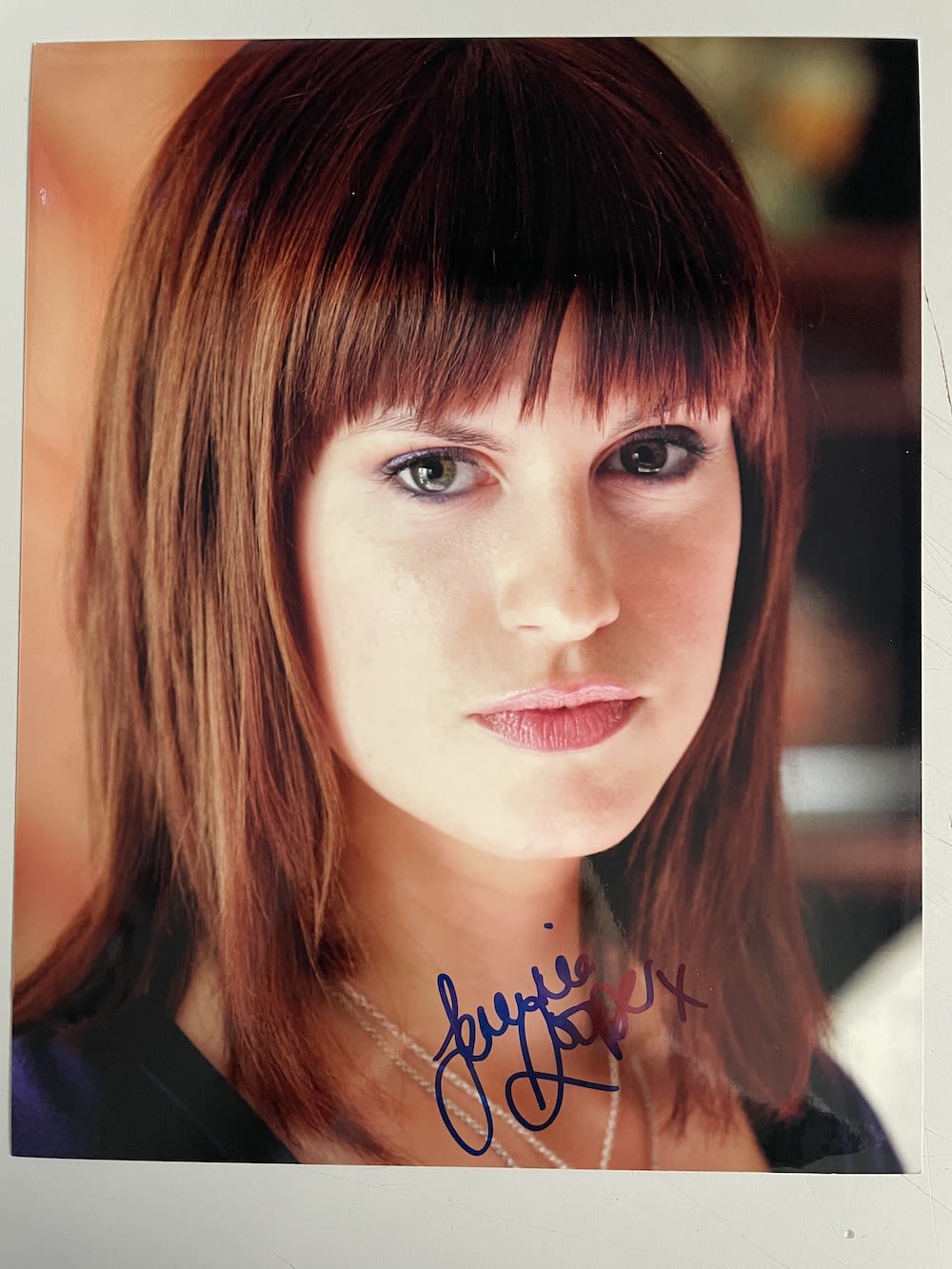Lot 185: Jemima Rooper Popular British Actress 10x8 inch signed...