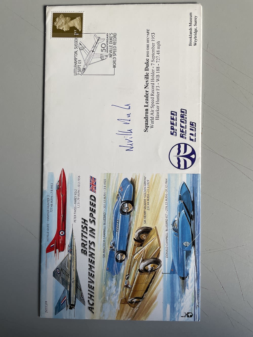 Lot 193: Neville Duke Squadron Leader and Air Speed Record...