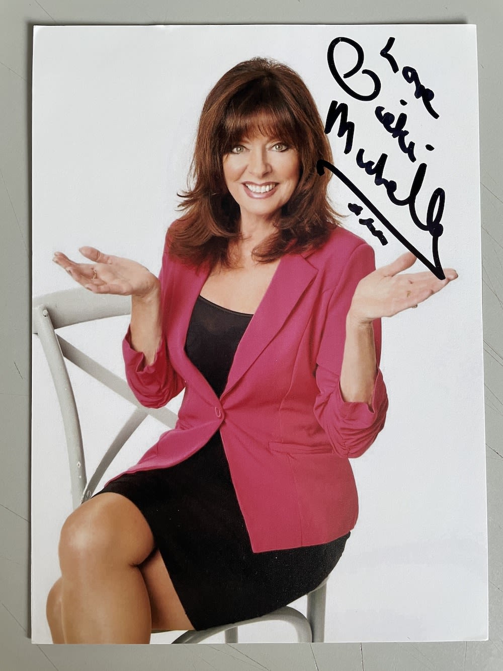 Lot 201: Vicki Michelle Popular Actress Allo Allo 7x5 inch...