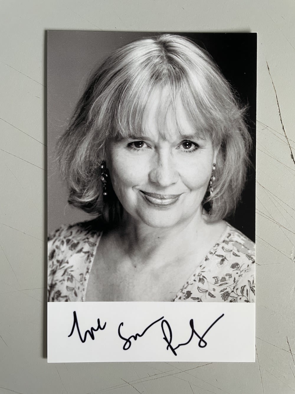 Lot 209: Susan Penhaligon Dr Who Bergerac Actress 6x4 inch...