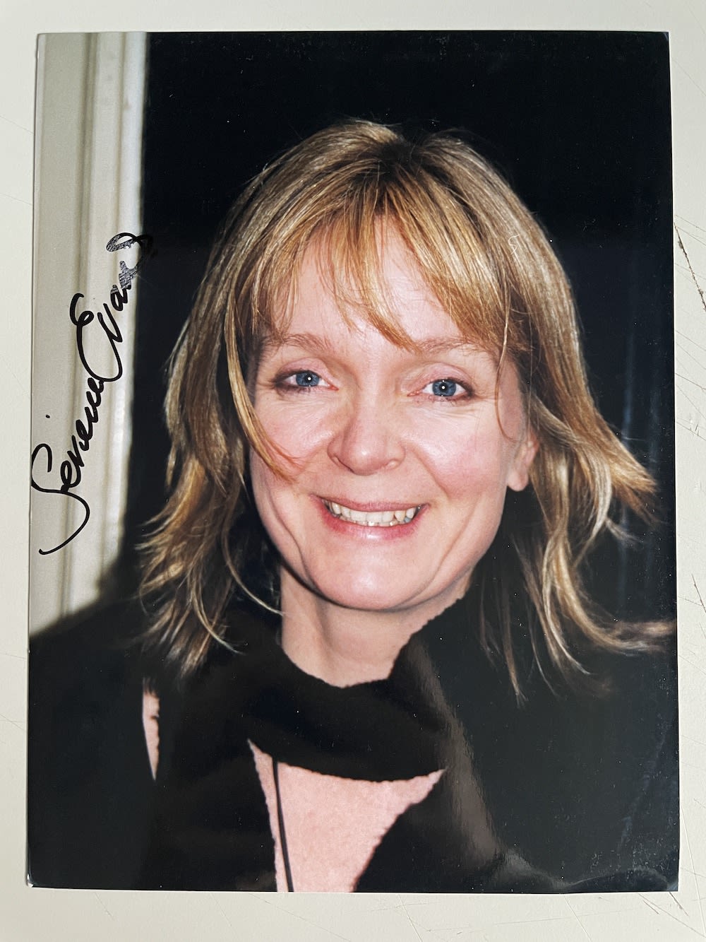 Lot 215: Serena Evans Thin Blue Line Actress 8x6 inch...