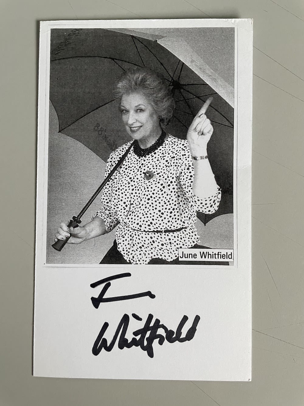 Lot 228: June Whitfield Legendary Carry On Film Actress 6x4...