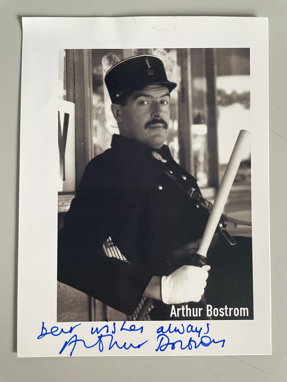 Lot 230: Arthur Bostrom Allo Allo TV Series Actor 6x4...
